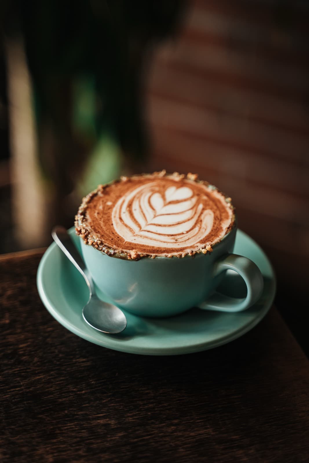Cappuccino con latte art